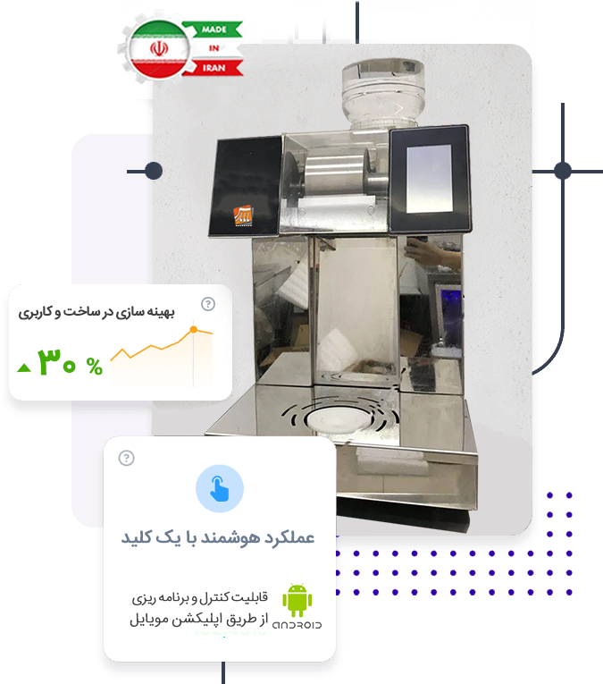 دستگاه برف بستنی ساز اتوماتیک